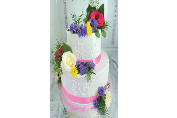 WEDDING FLOWER CAKE  - Wedding Cakes