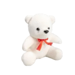 White Teddy Bear [6 inch]