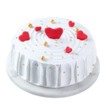 Red Velvet Cake [ semi heart ]