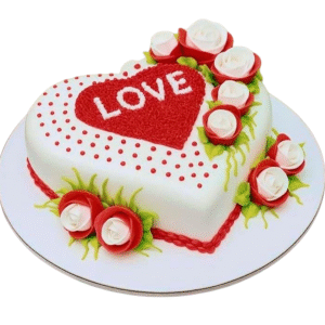 heart shape spl cake