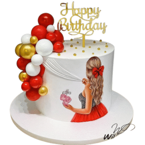 Red & Gold  Ballls Spl For Girl