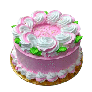 Pink Swril Cake