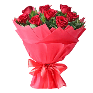 Loveble Red Rose Bouquet