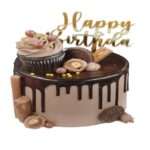 Heavy Chocolate Cake With Cup Cake