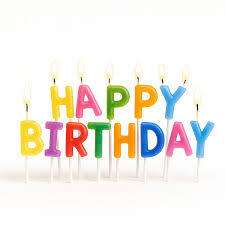 ‘Happy Birthday’ Candles
